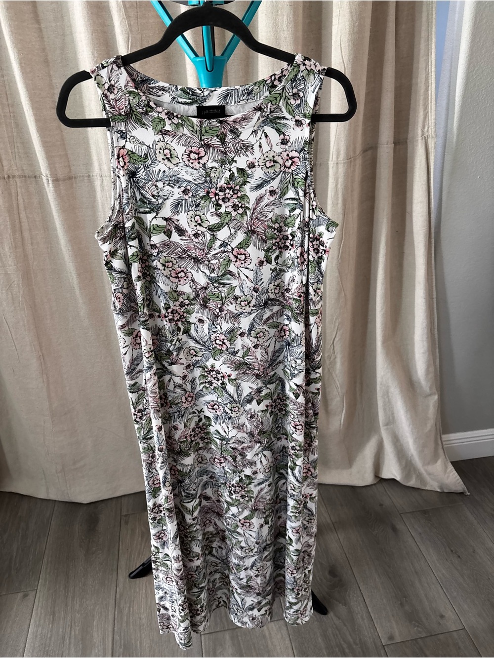 J. Jill Floral Sleeveless tropical print Maxi Dress